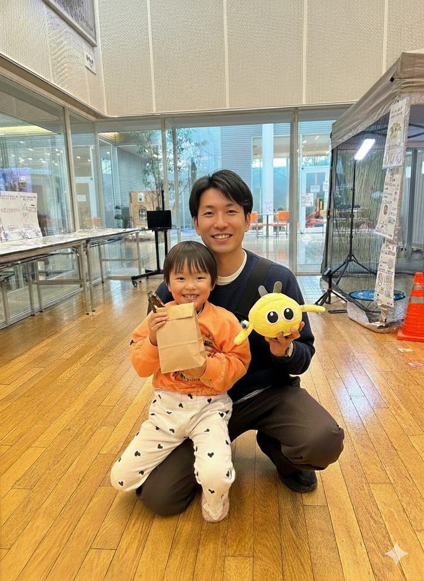 ドローン体験会の参加者